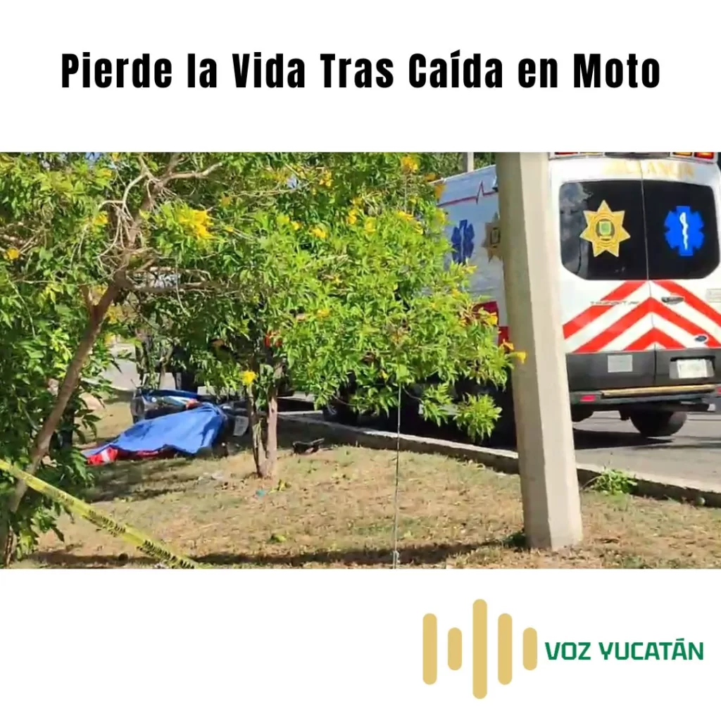 Pierde la Vida Tras Aterradora Caída en Motocicleta